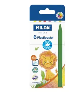 Hračky MILAN - Pastelky kulaté plastické 6 ks