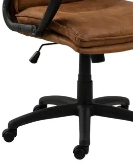 Kancelářské židle Actona Kancelářské křeslo Brad camel hnědé