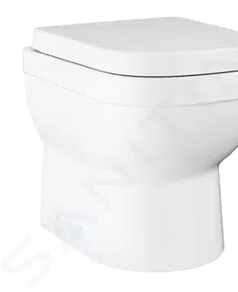 Záchody GROHE Euro Ceramic Stojící WC se sedátkem SoftClose, rimless, alpská bílá 39555000