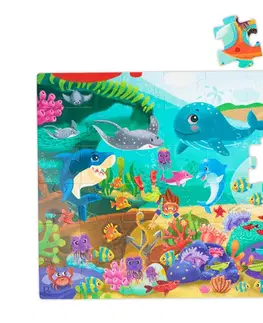 Hračky puzzle B-TOYS - Puzzle maxi 48 ks Podmořský svět