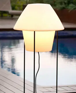 Osvětlení terasy a balkónu FARO VERSUS-E bílá stolní lampa