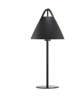 Lampy na noční stolek NORDLUX stolní lampa Strap 1x40W E27 černá 46205003