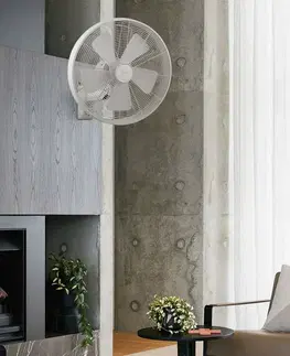 Stropní ventilátory Beacon Lighting Nástěnný ventilátor Breeze Ø 41 cm, bílá