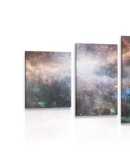 Obrazy vesmíru a hvězd 5-dílný obraz nekonečná galaxie