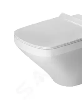 WC sedátka DURAVIT DuraStyle Závěsné WC, sedátko SoftClose, Rimless, alpská bílá 45510900A1