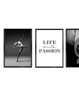 Obrazy a plakáty Sada obrázků Passion 3 ks