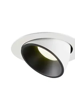 LED podhledová svítidla SLV BIG WHITE NUMINOS GIMBLE XL zápustné stropní svítidlo bílé/černé 4000 K 40° 1006077