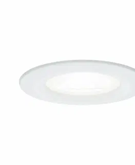 Bodovky do podhledu na 230V PAULMANN Vestavné svítidlo LED Nova kruhové 1x6,5W GU10 bílá mat 4000K nevýklopné 929.78