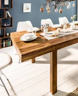 Jídelní stoly Rozkládací jídelní stůl LAMIA Dekorhome 160-240x100x76 cm