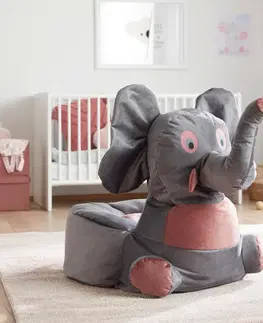 Nábytek pro nejmenší Dětský Sedací Vak Elephant