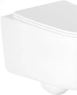 Záchody MEXEN Stella Závěsná WC mísa bez sedátka, bílá 3368XX00
