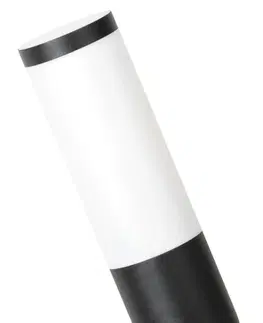 Moderní venkovní nástěnná svítidla Rabalux venkovní nástěnné svítidlo Black torch E27 1x MAX 25W matná černá IP44 8145