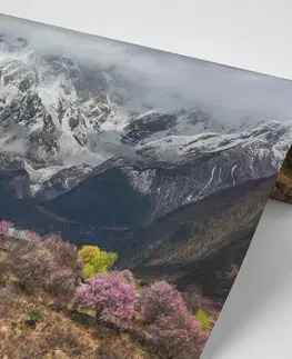 Samolepící tapety Samolepící fototapeta jedinečná horská krajina