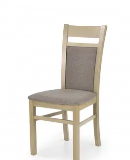 Židle HALMAR Jídelní židle Genrad dub sonoma/béžová