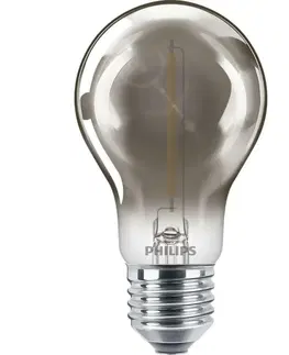 LED žárovky LED Žárovka Philips Vintage Classic E27 A60 2,3W-15W smoky 2700K nestmívatelná
