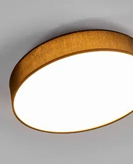 Stropní svítidla Lindby LED textilní stropní lampa Saira, 40 cm, černá