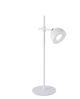 Stolni lampy Moderní stolní lampa bílá dobíjecí - Moxie
