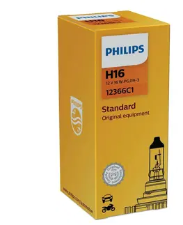 Autožárovky Philips H16 12V 19W PGJ19-3 Standard  1ks 12366C1