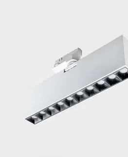 Svítidla pro 3fázové kolejnice KOHL LIGHTING KOHL-Lighting NSES Tracklight 270x34.5 mm bílá-černá 20 W CRI 90 3000K Dali