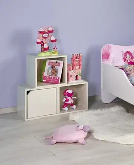 Dětské postýlky HALMAR Dětská postel Happy Fairy bílo/růžová