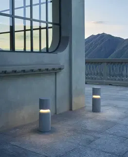 Venkovní osvětlení terasy Luceplan Luceplan Nui LED osvětlení terasy z betonu DALI