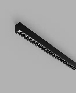 Stropní svítidla LI-EX LI-EX Office LED světlo dálkové ovládání 60 černá