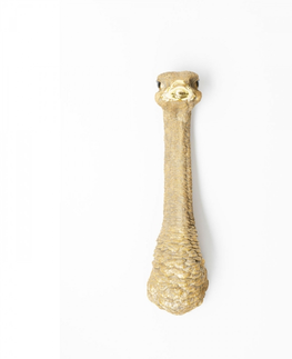 Dekorativní předměty KARE Design Nástěnná dekorace Ostrich Gold