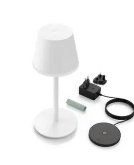 Chytré osvětlení Philips HUE WACA Go venkovní stolní dotyková LED lampička 6,2W 530lm 2000-6500K RGB IP54, bílá