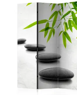 Paravány Paraván Zen Stones Dekorhome 135x172 cm (3-dílný)