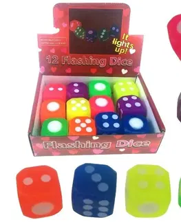 Hračky WIKY - Kostka hrací svítící 4 cm