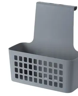 Úložné boxy DekorStyle Závěsný košík šedý