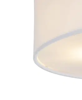 Stropni svitidla Venkovské stropní svítidlo bílé 50 cm - buben