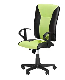 Kancelářské židle Kancelářské křeslo KING zelené K86