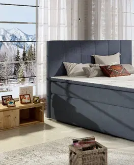 Postele Artelta Manželská postel BOLERO Boxspring | 140 x 200 cm Bolero barva: Soft 17, Bolero rozměr: 140x200 cm