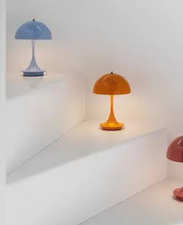 Venkovní osvětlení terasy Louis Poulsen Louis Poulsen Panthella Portable 160 oranžová