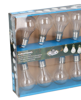 Zahradní lampy Grundig Grundig - LED Solární řetěz žárovky 10xLED/1xAA 