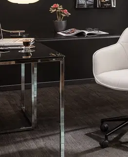 Kancelářská křesla LuxD Kancelářská židle Natasha bílá - Skladem