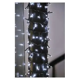 LED řetězy EMOS LED vánoční řetěz – ježek, 8 m, venkovní i vnitřní, studená bílá, časovač D4BC02