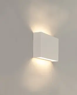 Nastenna svitidla Moderní nástěnná lampa bílá - Otan