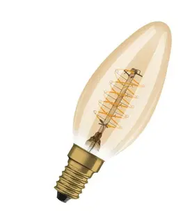 LED žárovky OSRAM LEDVANCE Vintage 1906 Classic B 25 Filament DIM 3.4W 822 Gold E14 4099854091612