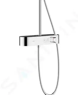 Sprchy a sprchové panely HANSGROHE Pulsify S Sprchový set s termostatem, průměr 26 cm, 3 proudy, EcoSmart, chrom 24221000