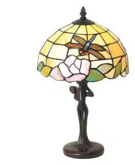 Stolní lampy Artistar Stolní lampa Sirin ve stylu Tiffany