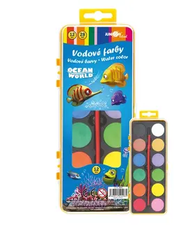 Hračky JUNIOR - Barvy vodové TY-10812,12 barevné 28mm