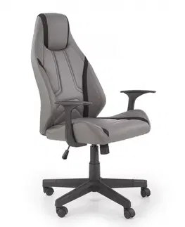 Kancelářské židle HALMAR Kancelářské křeslo Tanirg šedé/černé