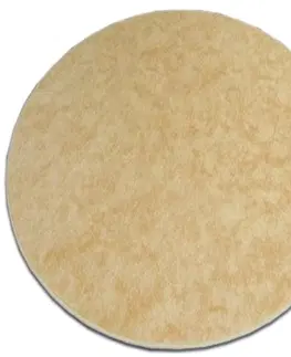 Koberce a koberečky Dywany Lusczow Kulatý koberec SERENADE Graib zlatý, velikost kruh 100