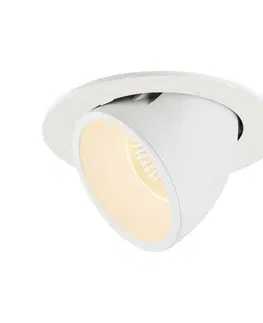 LED podhledová svítidla SLV BIG WHITE NUMINOS GIMBLE L zápustné stropní svítidlo bílé 2700 K 40° 1005988
