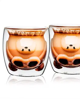 Hrnky a šálky 4Home Termo sklenice Hot&Cool Frosty Bear 250 ml, 2 ks
