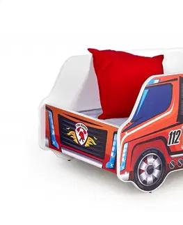 Dětské postýlky HALMAR Dětská postel Fire Truck vícebarevná