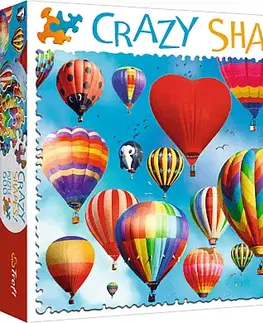Hračky puzzle TREFL - Puzzle 600 Crazy Shapes - Barevné balóny