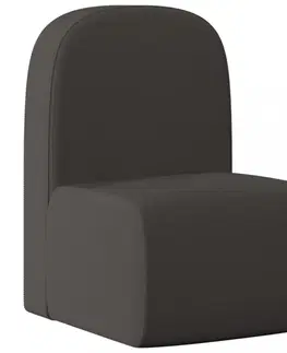 Dětské stoly a židle Multifunkční dětské křeslo umělá kůže Dekorhome Černá